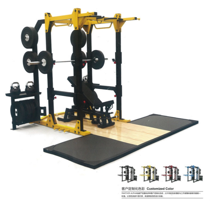 Home Power Rack With Weightlifting Platform 1